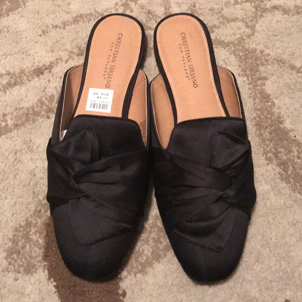 Christian Soriano (Payless) Satin Bow Slip-Ons
